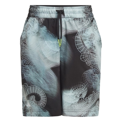 adidas Spodenki tenisowe Short Pro Graphic czarny/niebieski dla chłopców